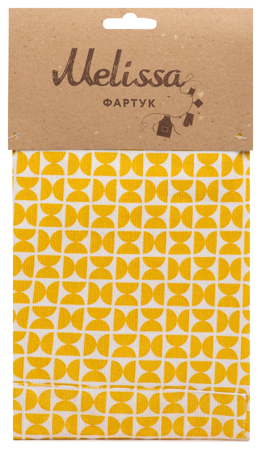 Фартук MELISSA 5060498/1 S желтый 70х65 см 