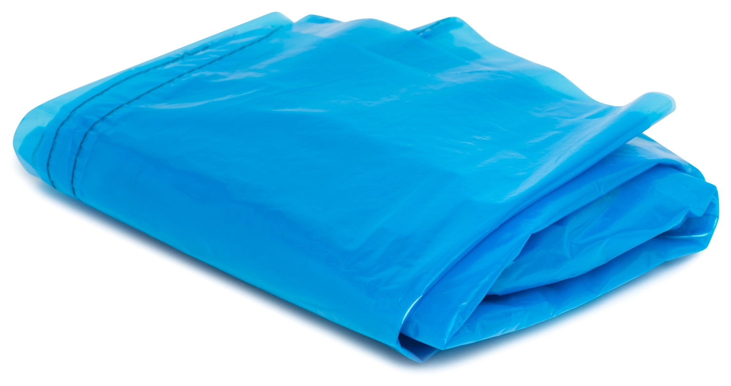 Дождевик-плащ Полиэтилен голубой