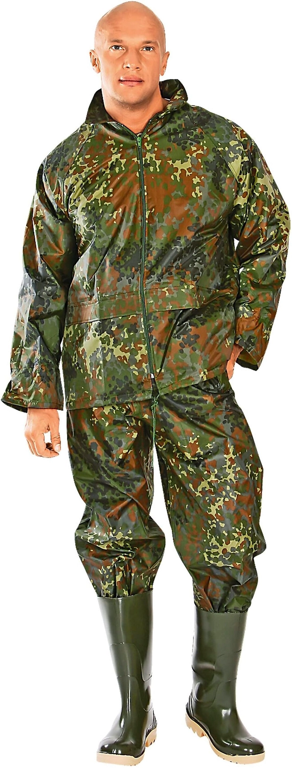 Защитный костюм мужской M 176 см камуфляжный