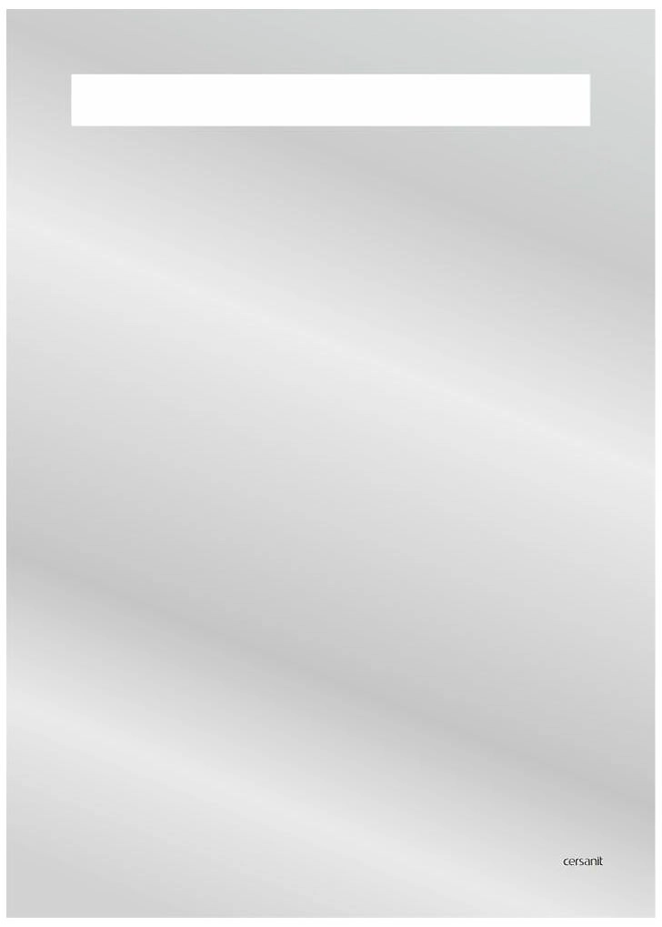 Зеркало для ванной Cersanit Led 70х50 см с подсветкой белое