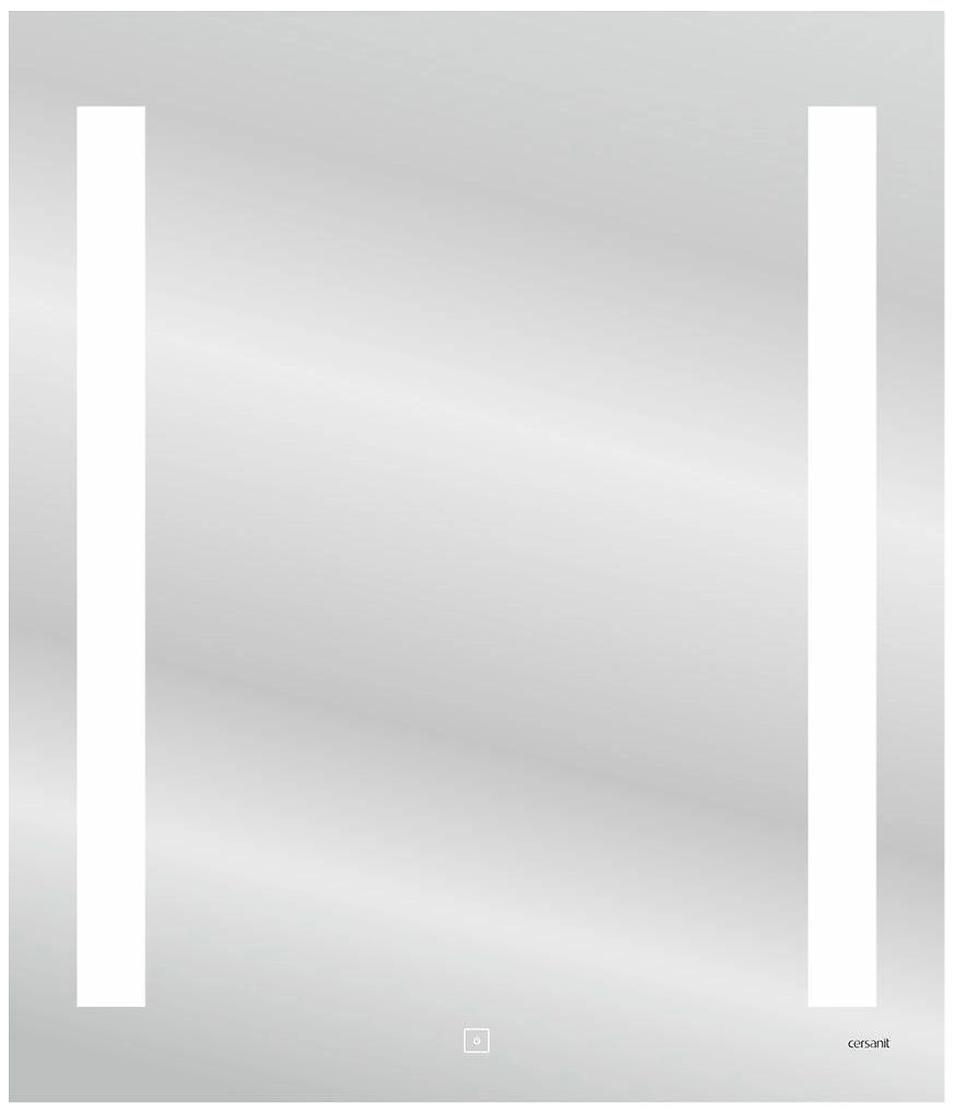 Зеркало для ванной Cersanit Led 80х60 см с подсветкой белое