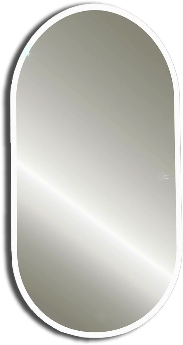 Зеркало для ванной Виола ФР-00001528 60х120 см с подсветкой серебро