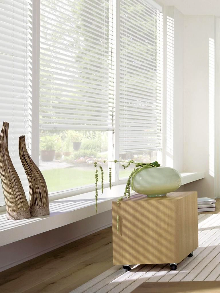 Жалюзи Эскар пластиковые 100х160 см белые