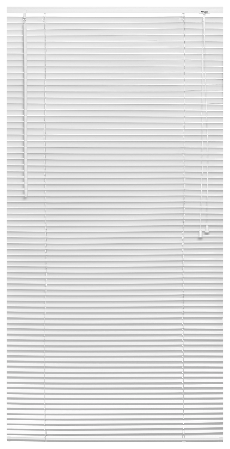 Жалюзи Эскар алюминиевые 80х160 см белые