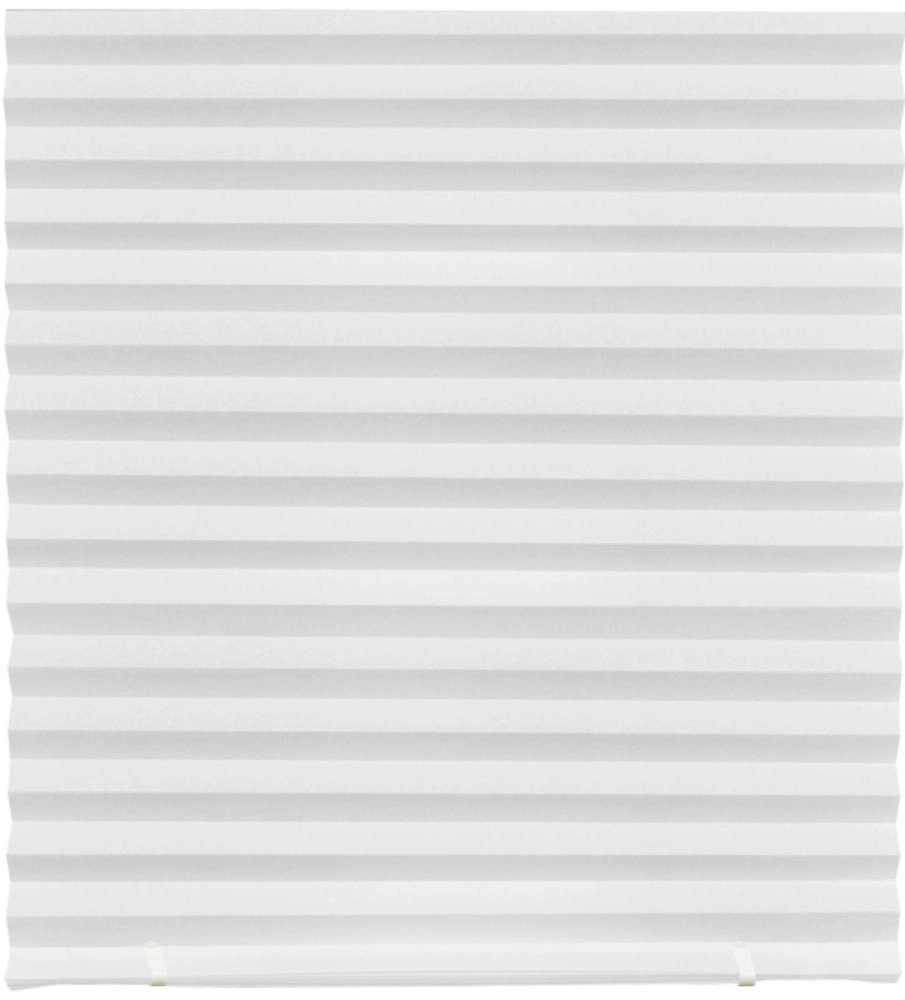 Жалюзи плиссе флизелин 80х160 см белые