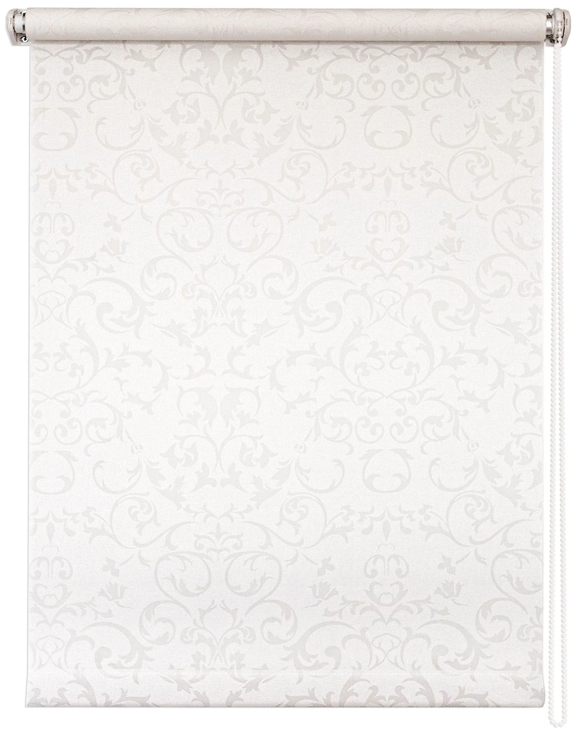 Рулонные шторы Уют Burnout полиэстер 140х175 см дельфы белые