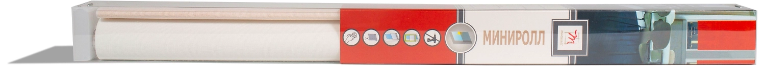 Рулонные шторы Markisol A ткань 60х175 см белые