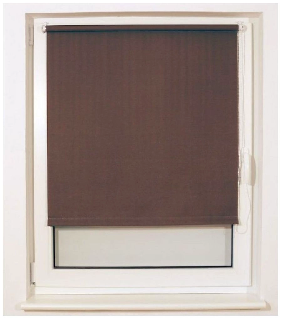 Рулонные шторы Markisol A ткань 80х175 см шоколадные