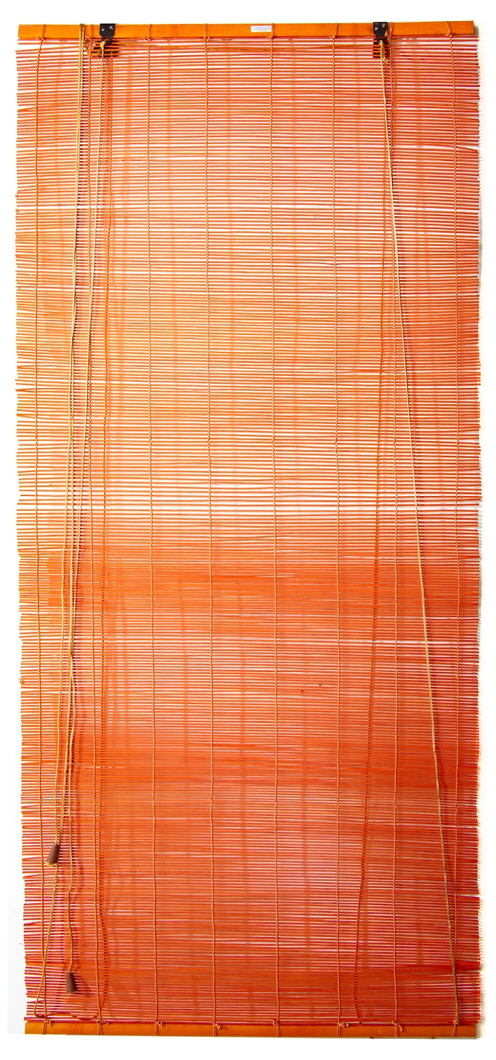 Рулонная штора бамбук 60x160 см вишня