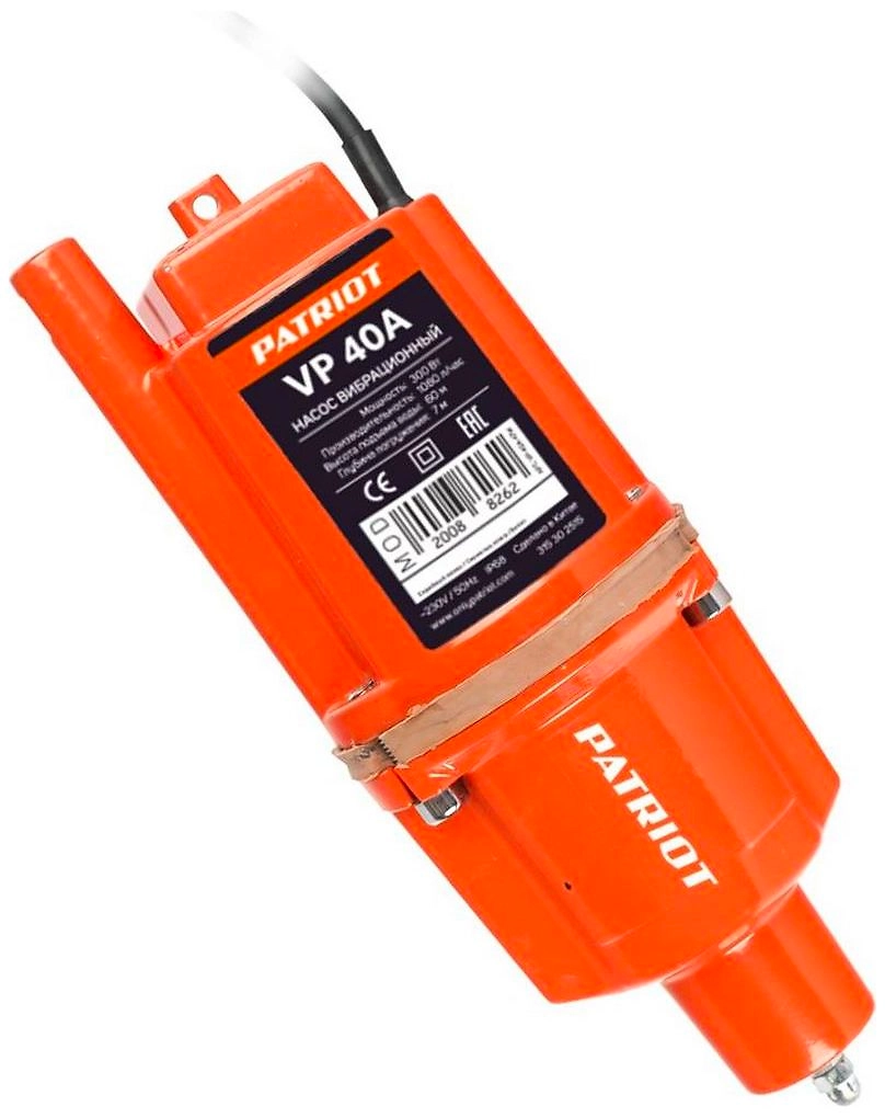 Погружной насос колодезный PATRIOT VP 40А