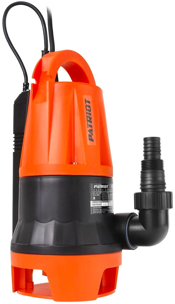 Погружной насос дренажный PATRIOT F 900I