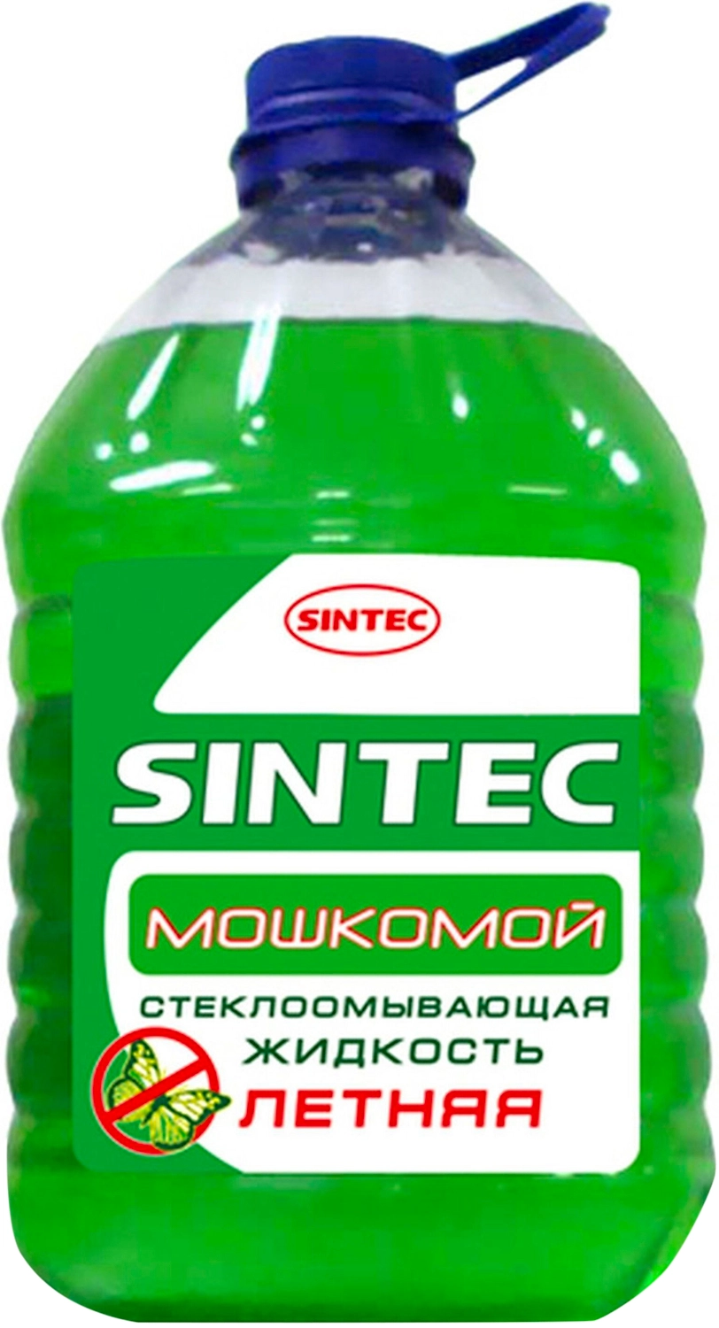 Стеклоомывающая жидкость летняя Sintec Мошкомой 5 л