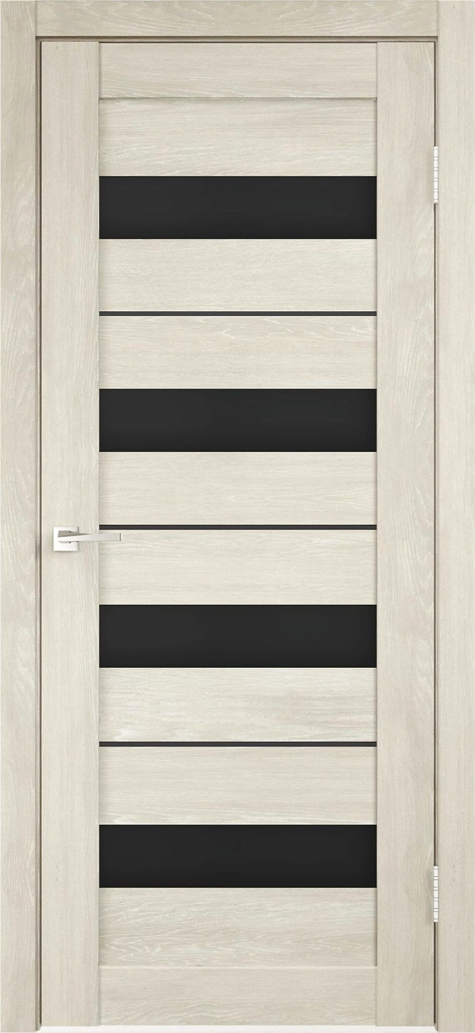 Межкомнатная дверь Бавария остекленная Дуб шале капучино 60х200 см