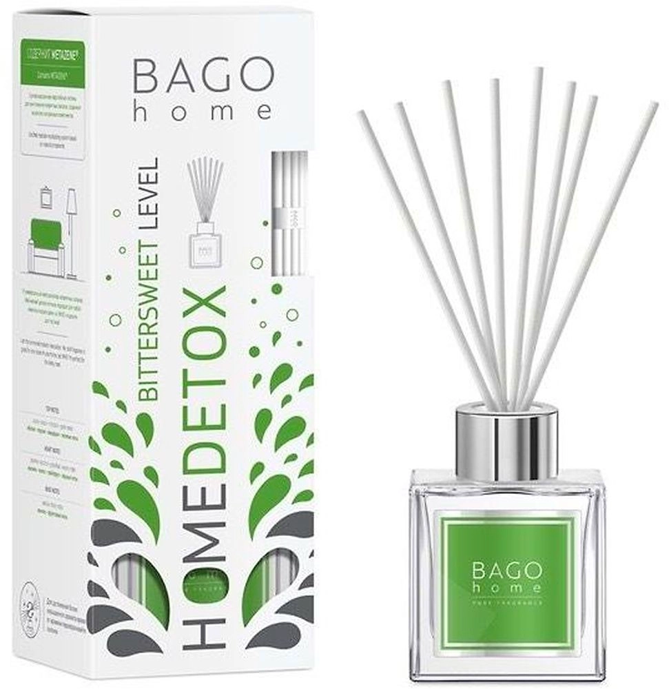 Диффузор ароматический BAGO home нейтрализатор запахов кисло-сладкий 50 мл