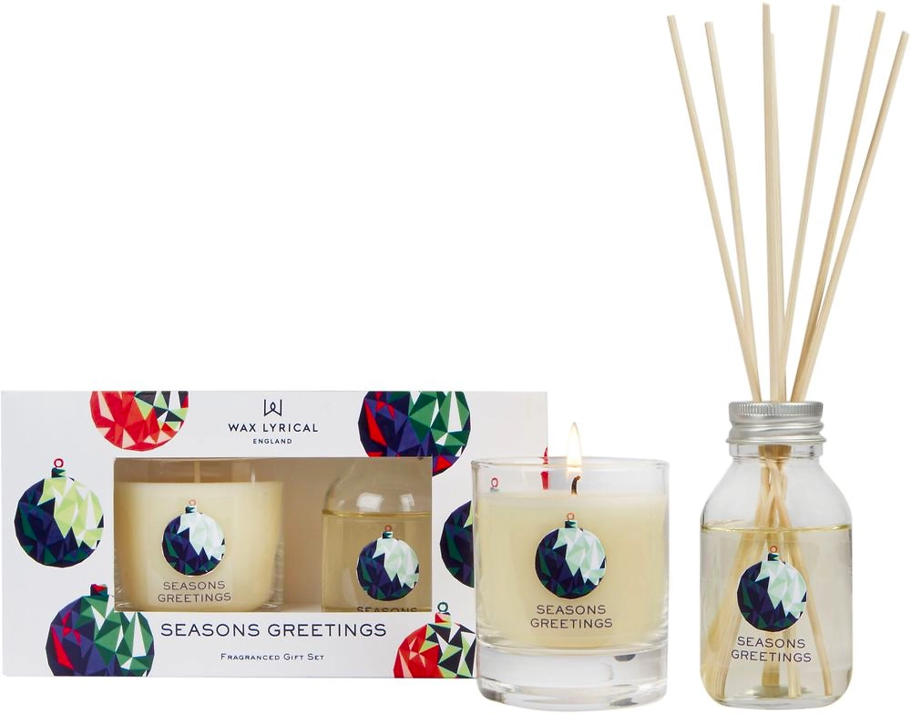 Набор ароматический Wax Lyrical новогоднее пожелание 7,5х20х10 см