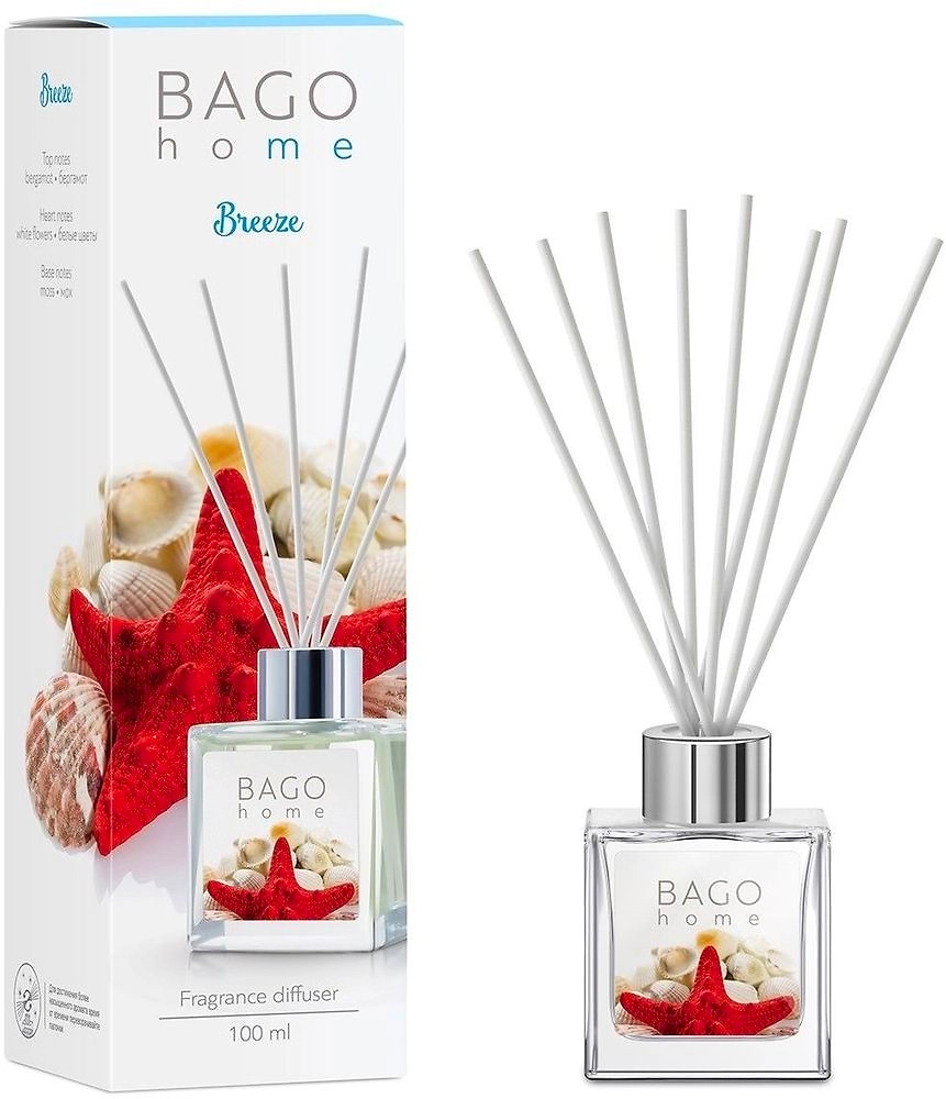 Диффузор ароматический BAGO home бриз 100 мл