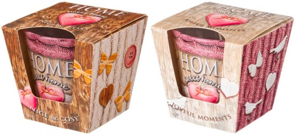 Свеча ароматизир BARTEK милый дом 9х9х7 см