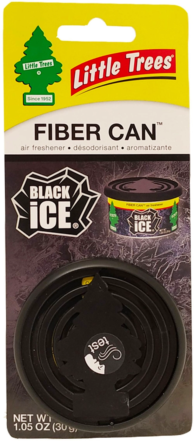 Ароматизатор в баночке Fiber Can "Черный Лед" (Black Ice)