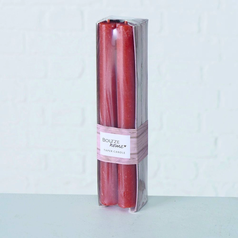 Свеча Melia 20 см красная 4 шт