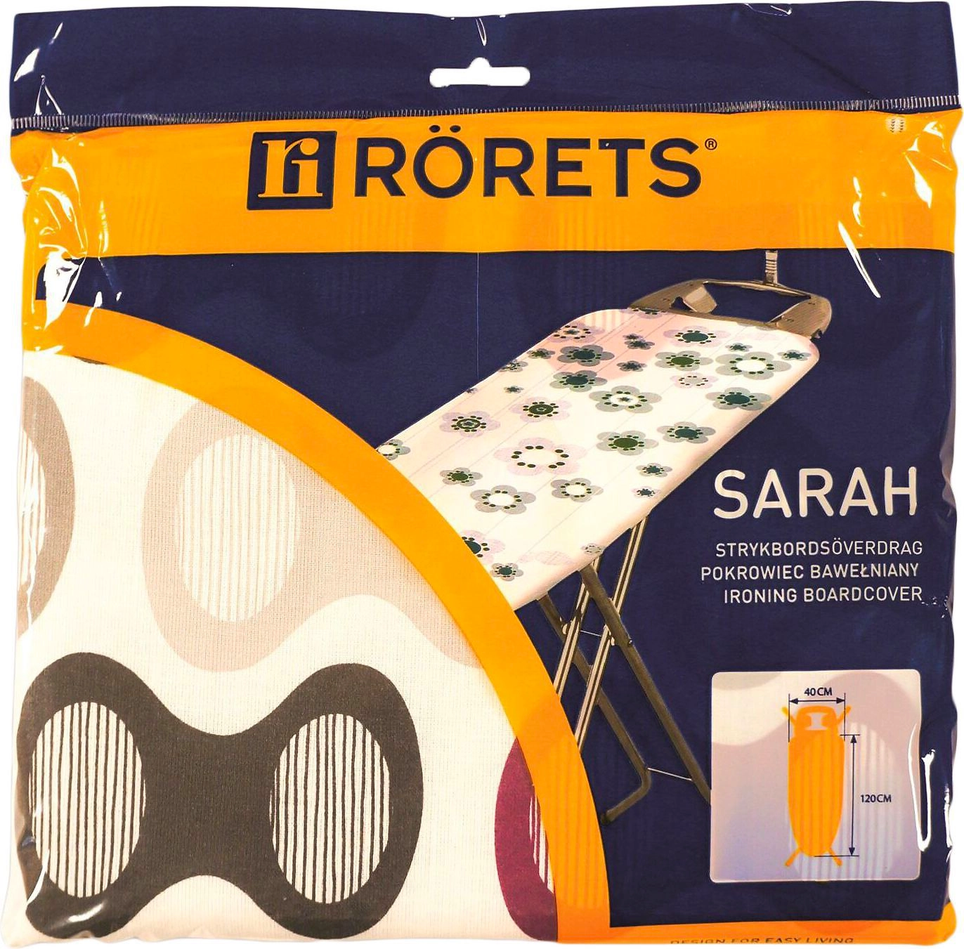 Чехол для гладильной доски Rorets Sarah 120ч40 cv
