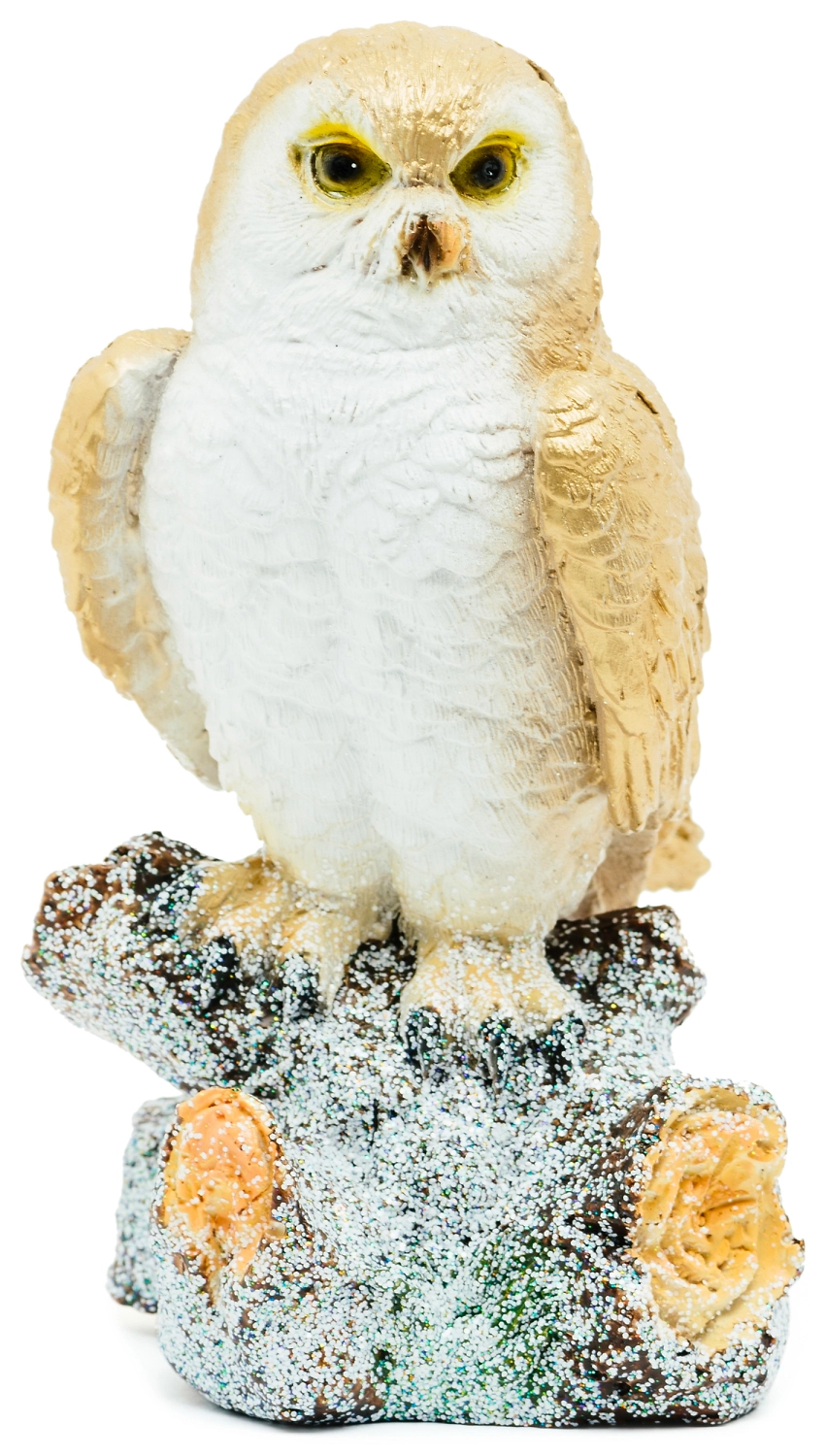 Фигура декоратив. Сова на коряге 16 см