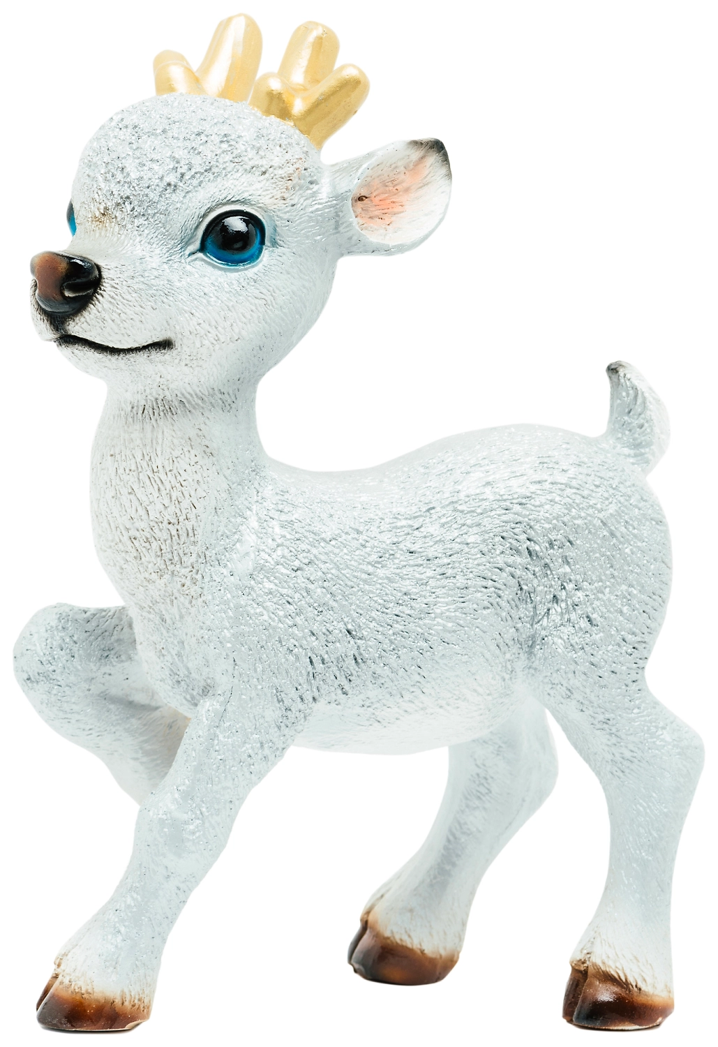 Фигура декоратив. Олен.бэйб серебро 30 см