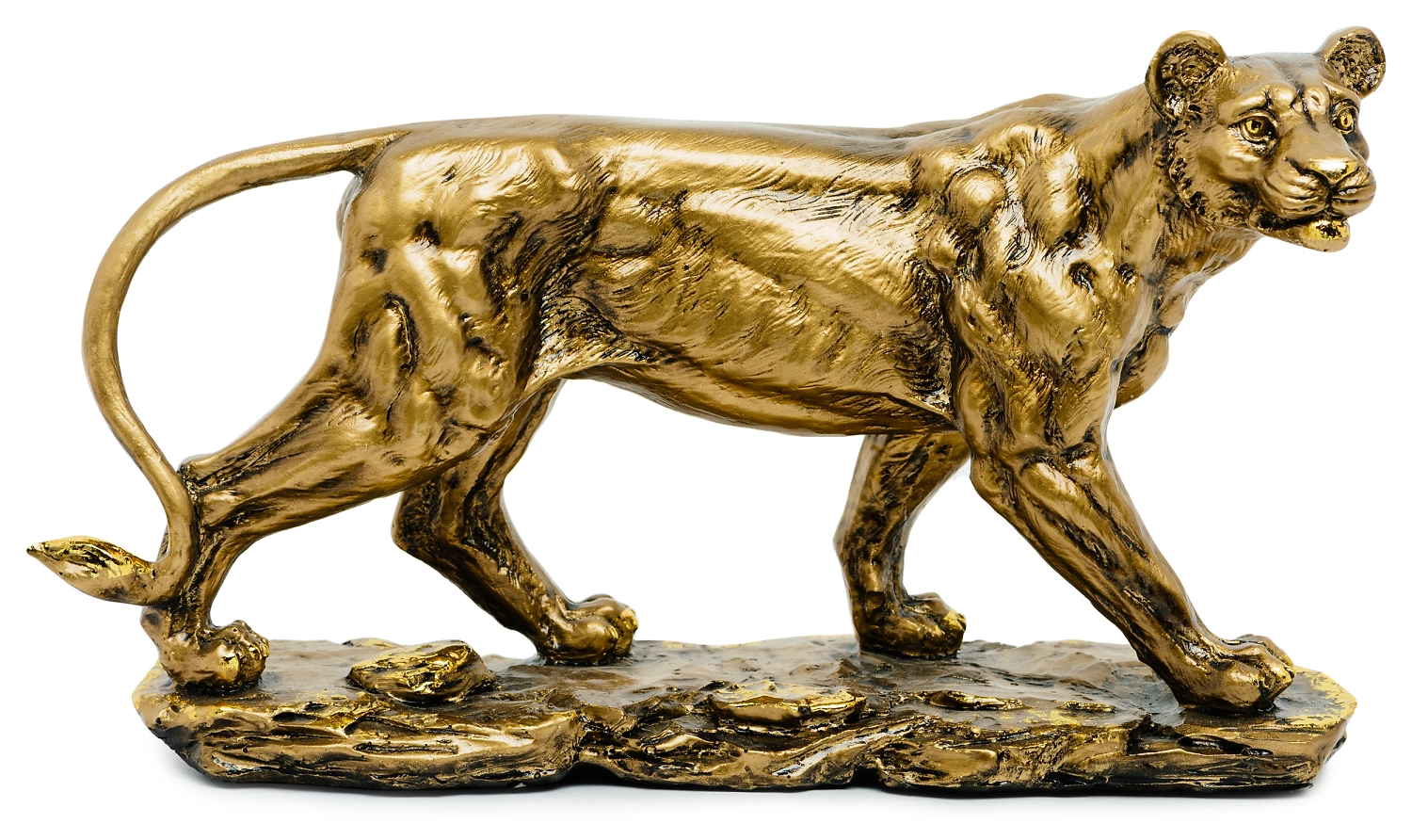 Фигура декоратив. Львица золото 17 см