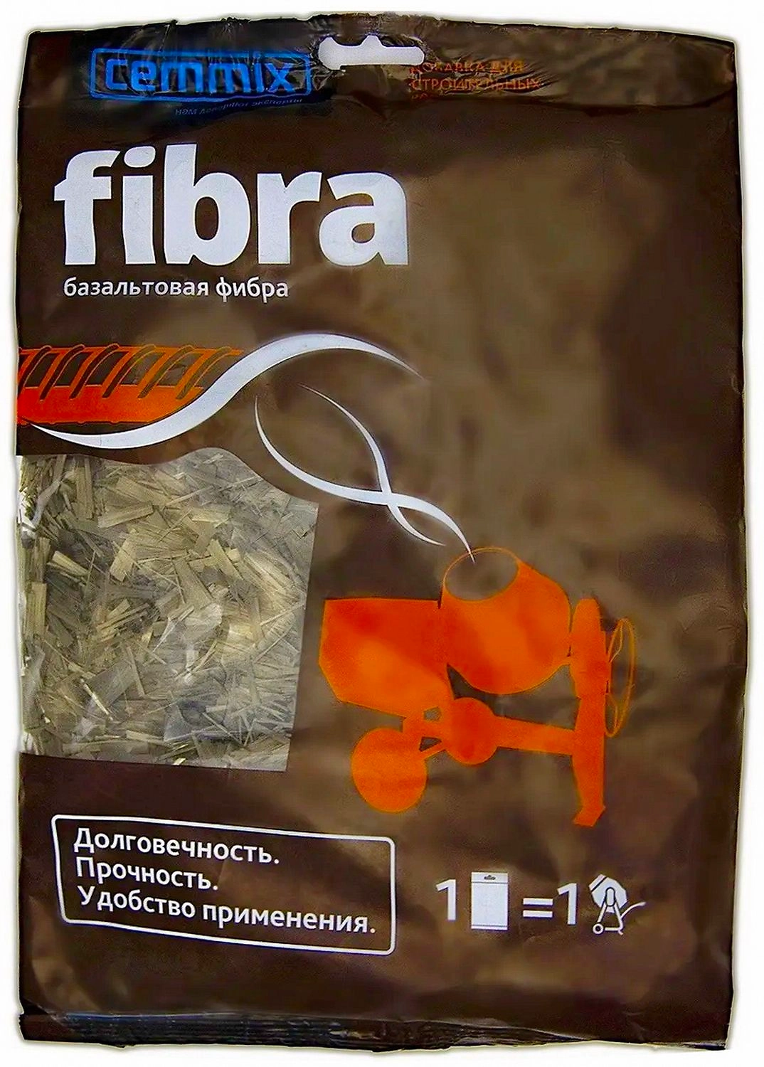 Фибра базальтовая Cemmix 200 гр