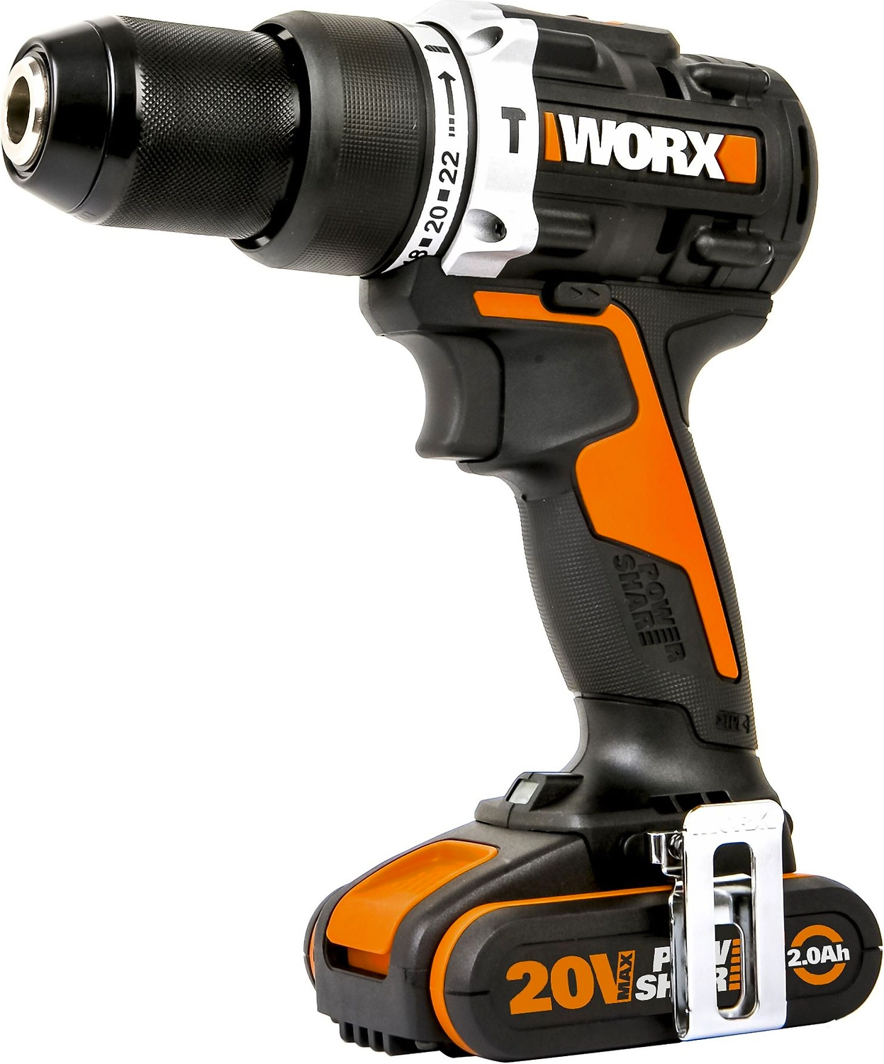 Дрель-шуруповерт ударная WORX WX352 20В ЗУ