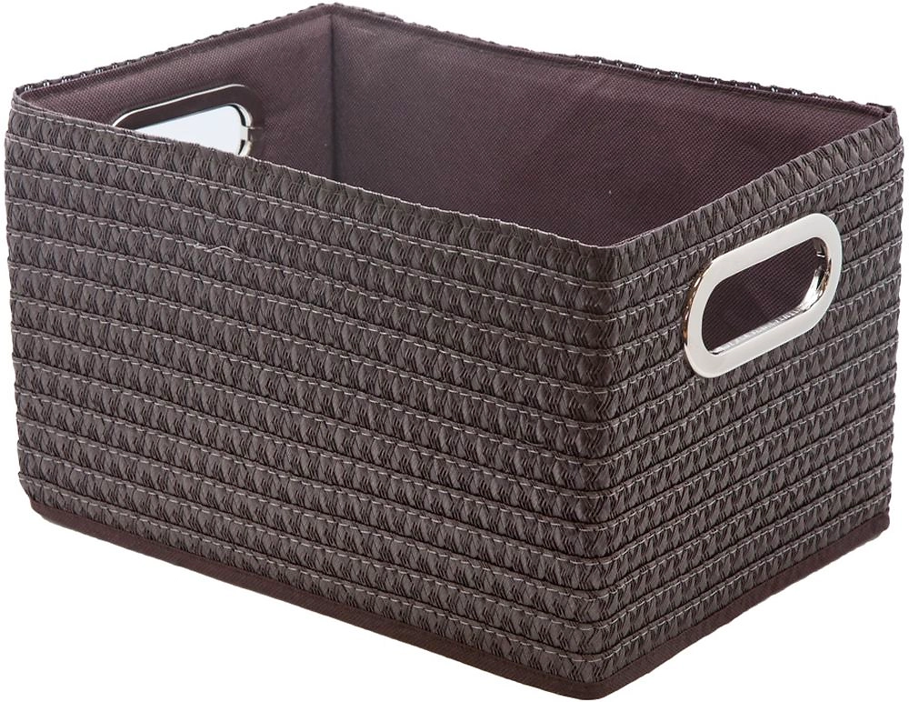 Короб для хранения складной, Д310 Ш220 В190, коричневый