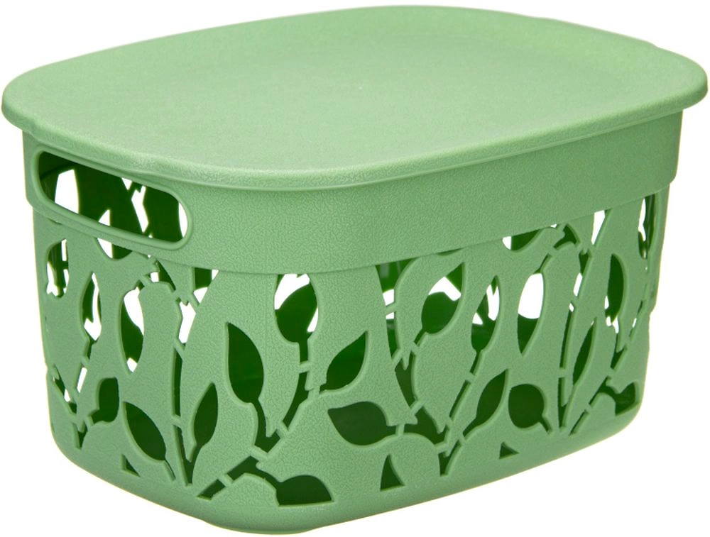 Коробка для вещей IDEA М 2362.1 серый 28х21х15 см