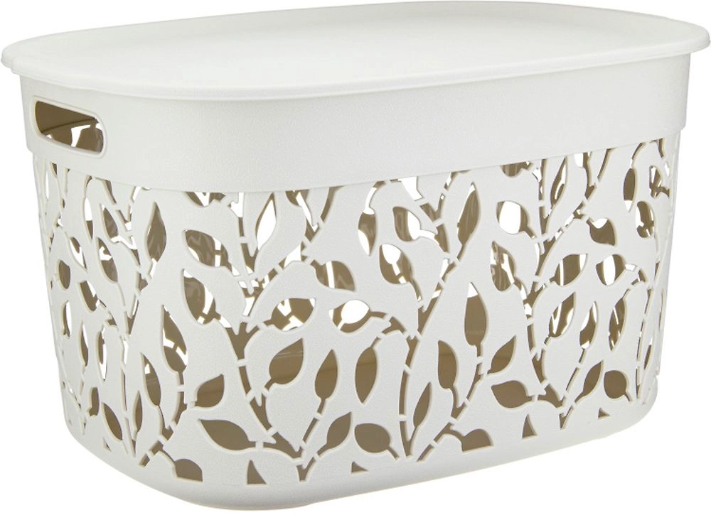 Коробка для вещей IDEA М 2364 белый 45х33х25 см