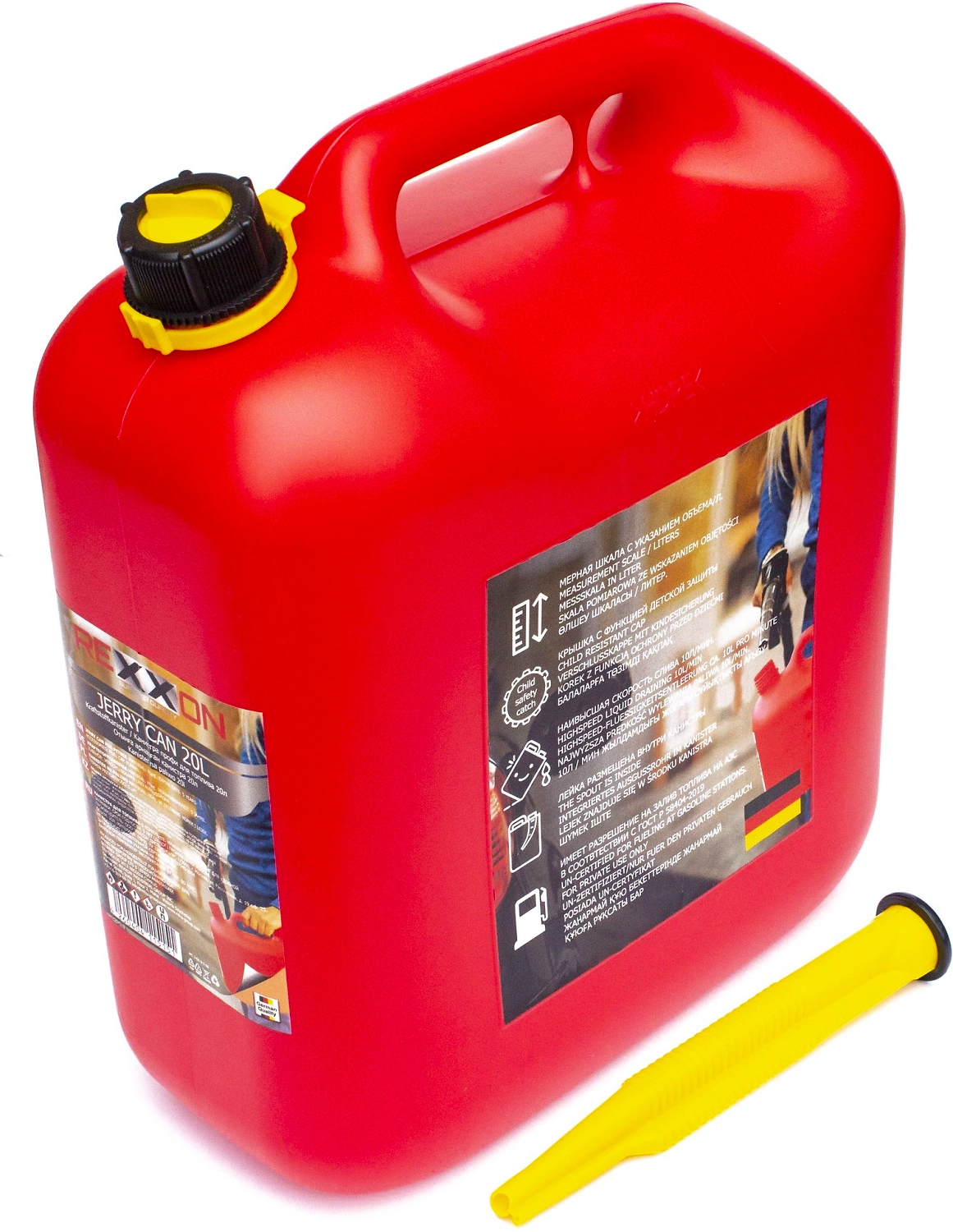 Канистра для топлива NG REXXON с мерной шкалой 20л