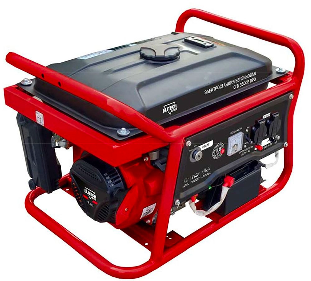 Генератор бензиновый ELITECH СГБ 3500E ПРО 3 кВт