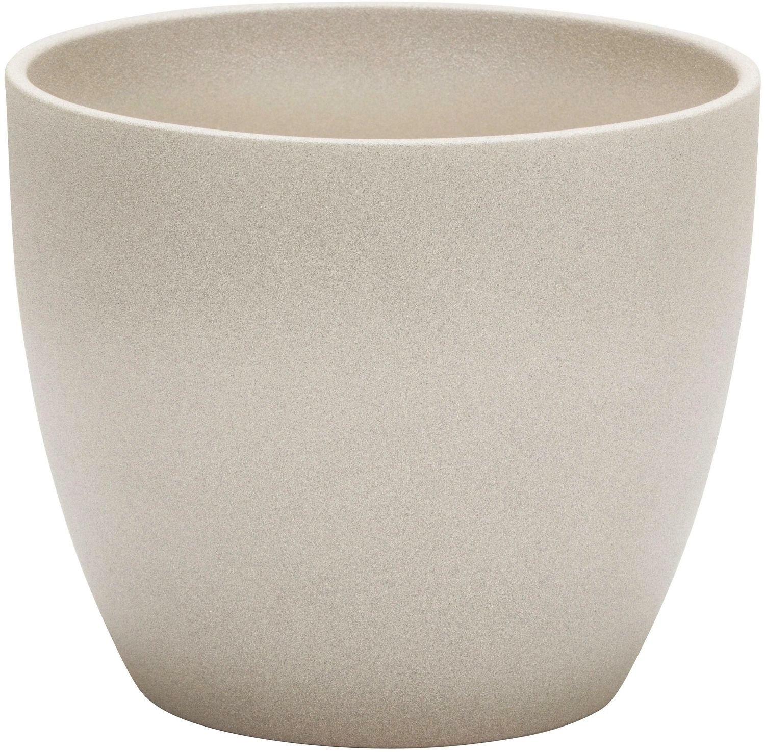 Кашпо Scheurich Шойрих d33 керамическое бежевое