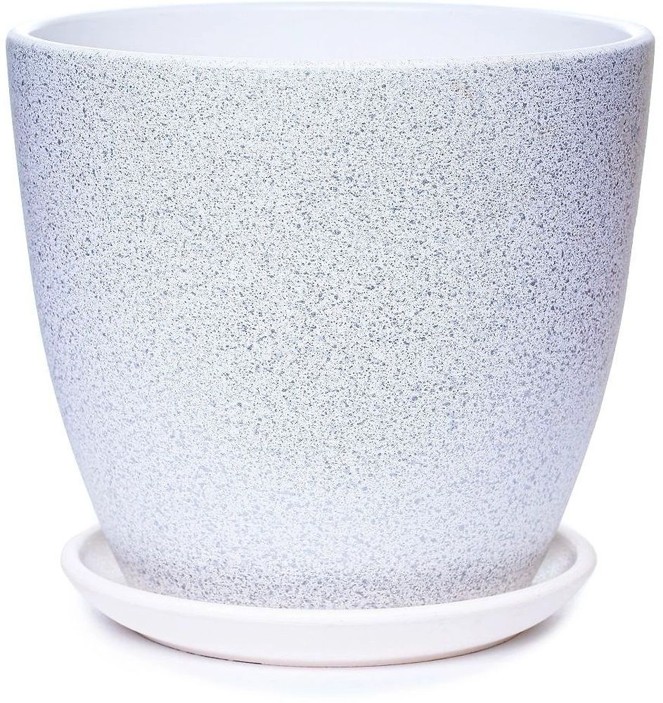 Горшок бетонный гранит топаз D24H24