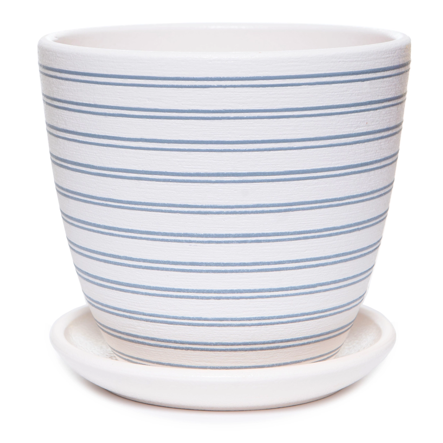 Горшок керамический Саксония белый D12 H11