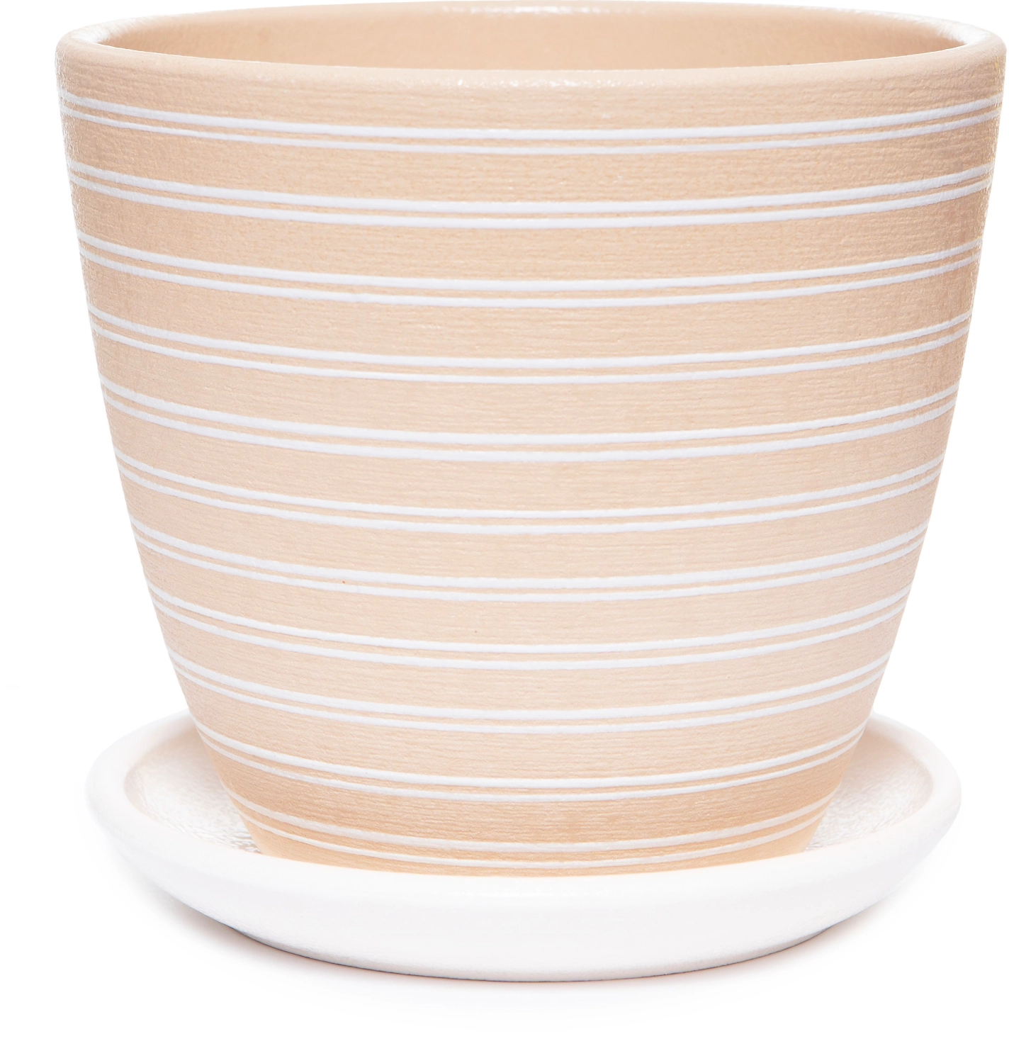 Горшок керамический Саксония коричневый D18 H15