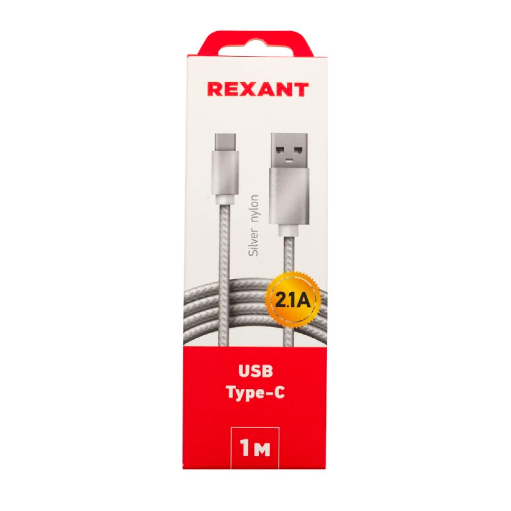 Кабель REXANT USB-Type-C 2A 1 м