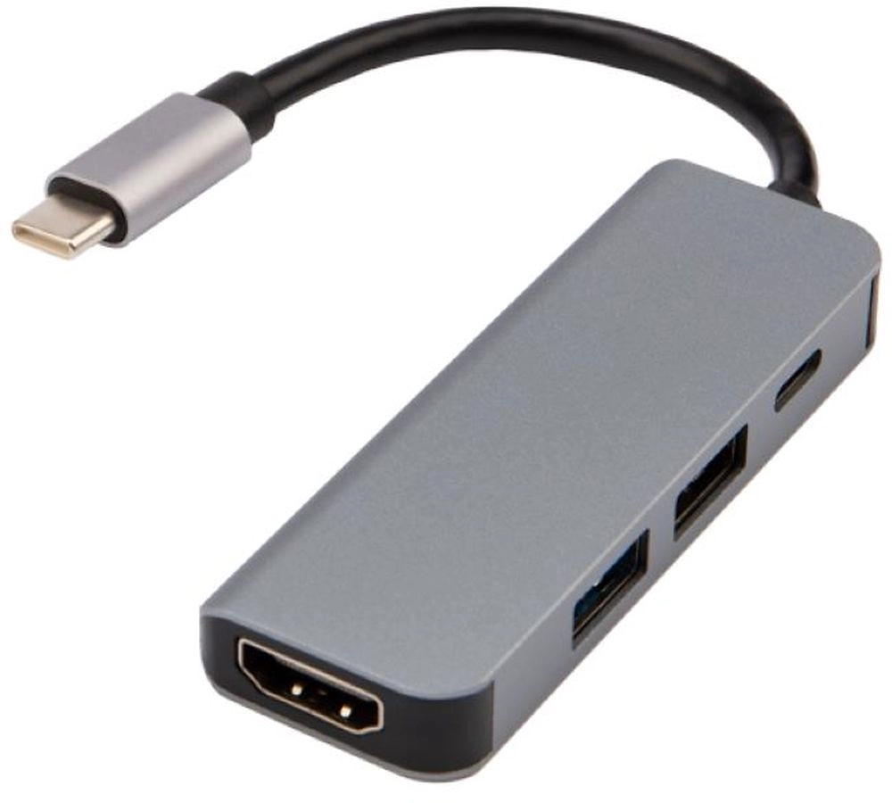 Разветвитель REXANT USB Type-C на 4 порта (1xHDMI/2xUSB 3.0 PD/1xType-C PD)