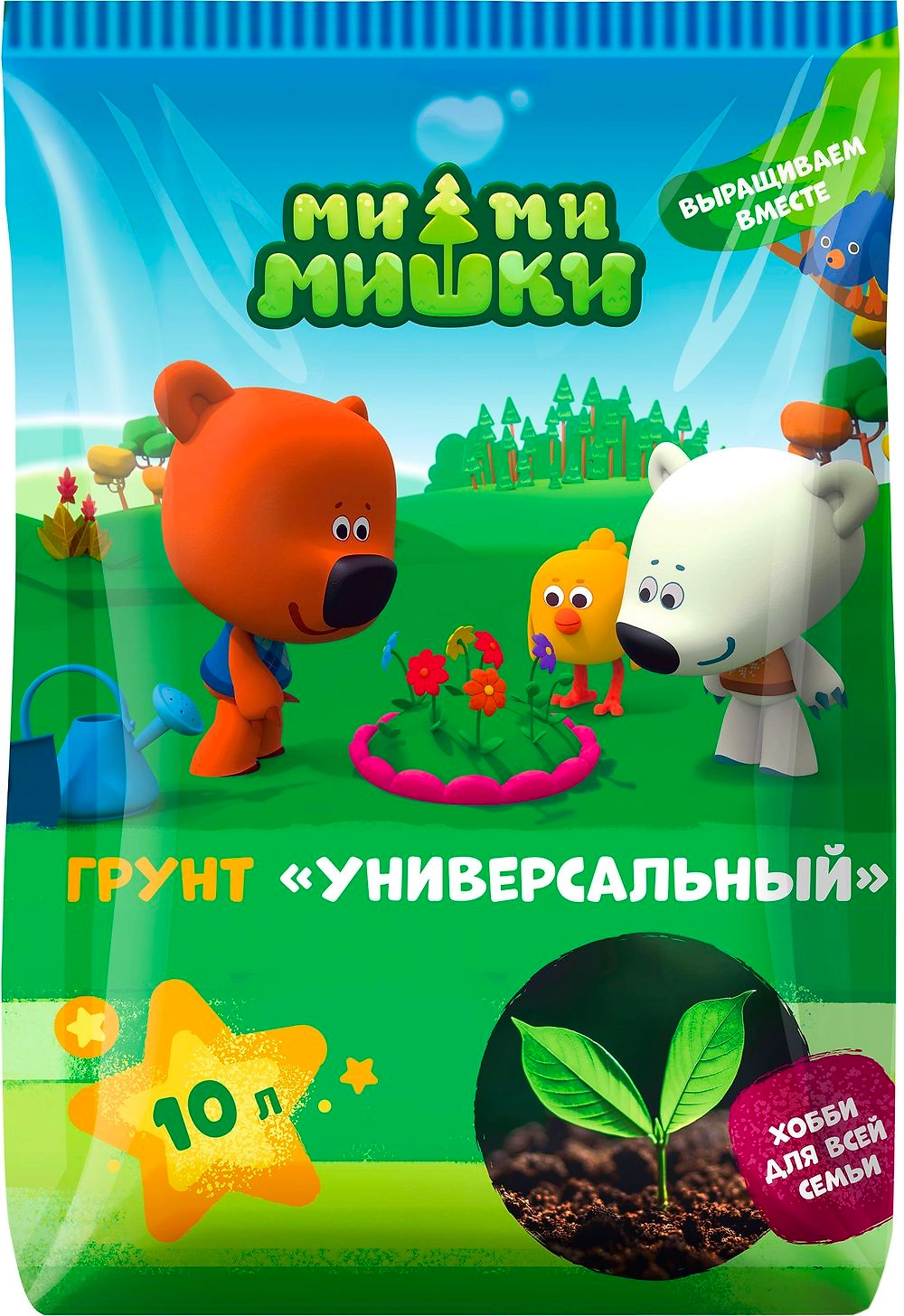 Грунт универсальный Ми-ми-мишки, 10 л