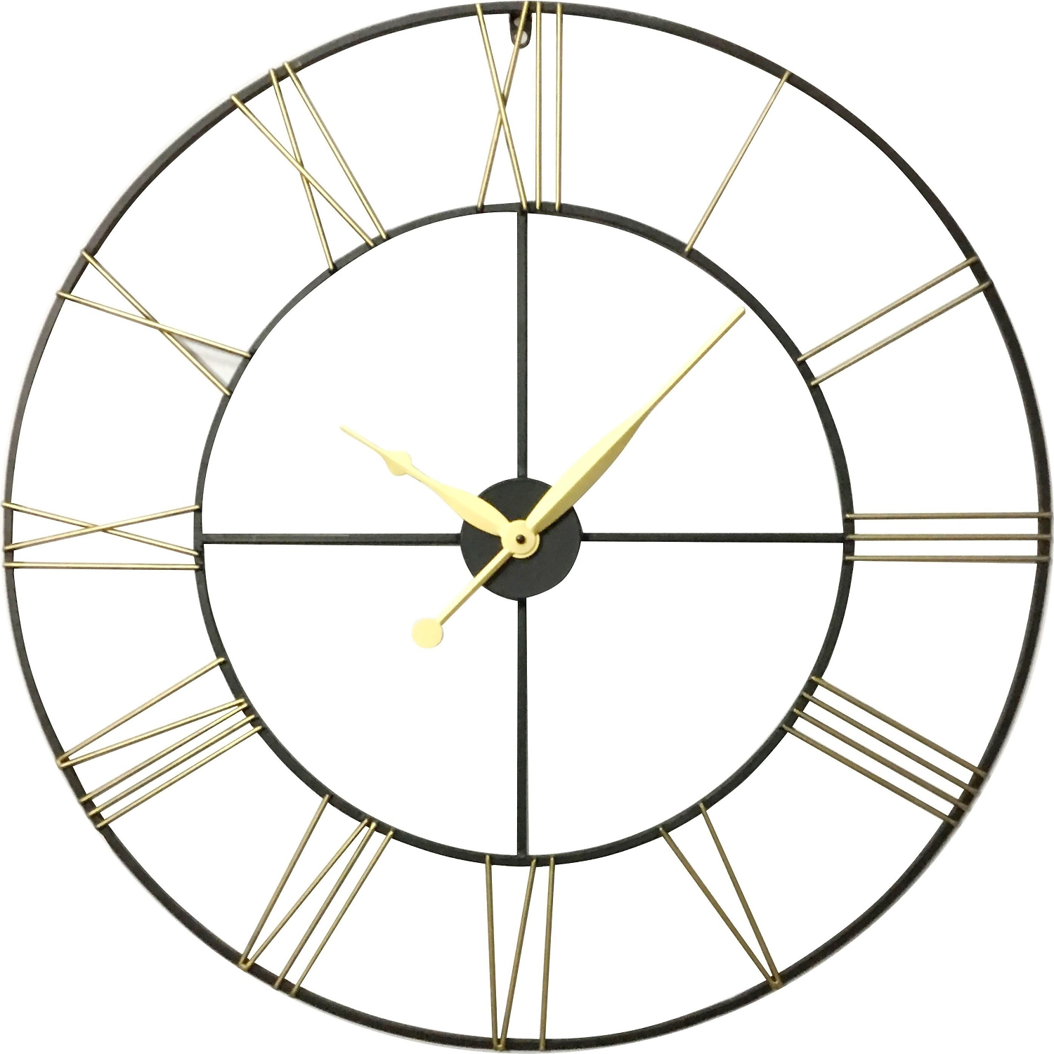 Часы настенные 60х4 см черные