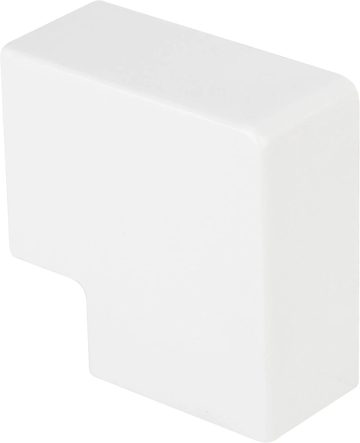 Поворот EKF PROxima белый 25х16 мм