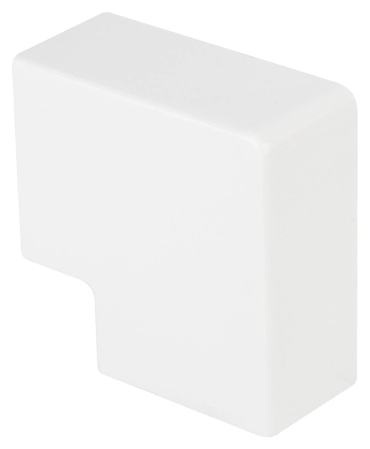 Поворот EKF PROxima белый 40х25 мм