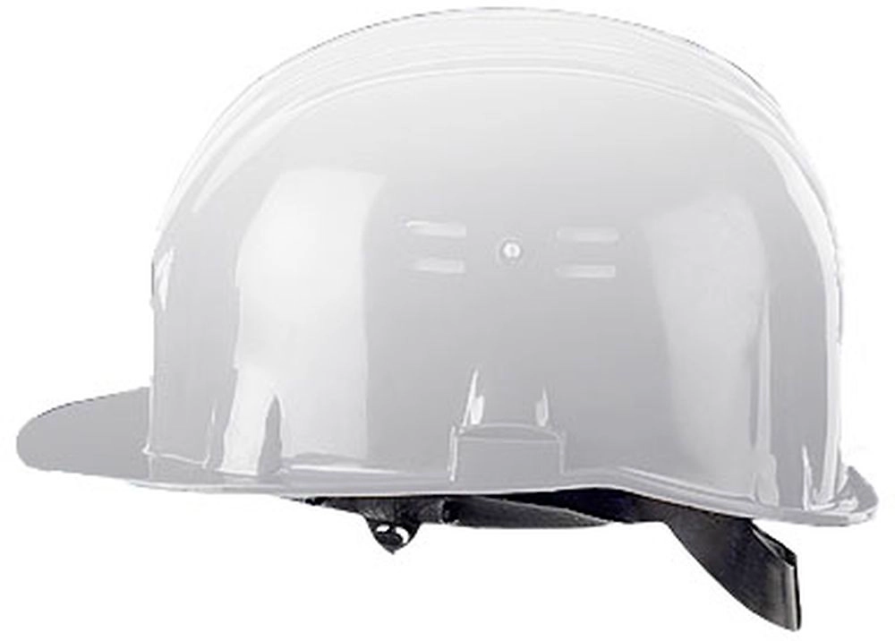 Каска защитная ИСТОК с реечным механизмом белая