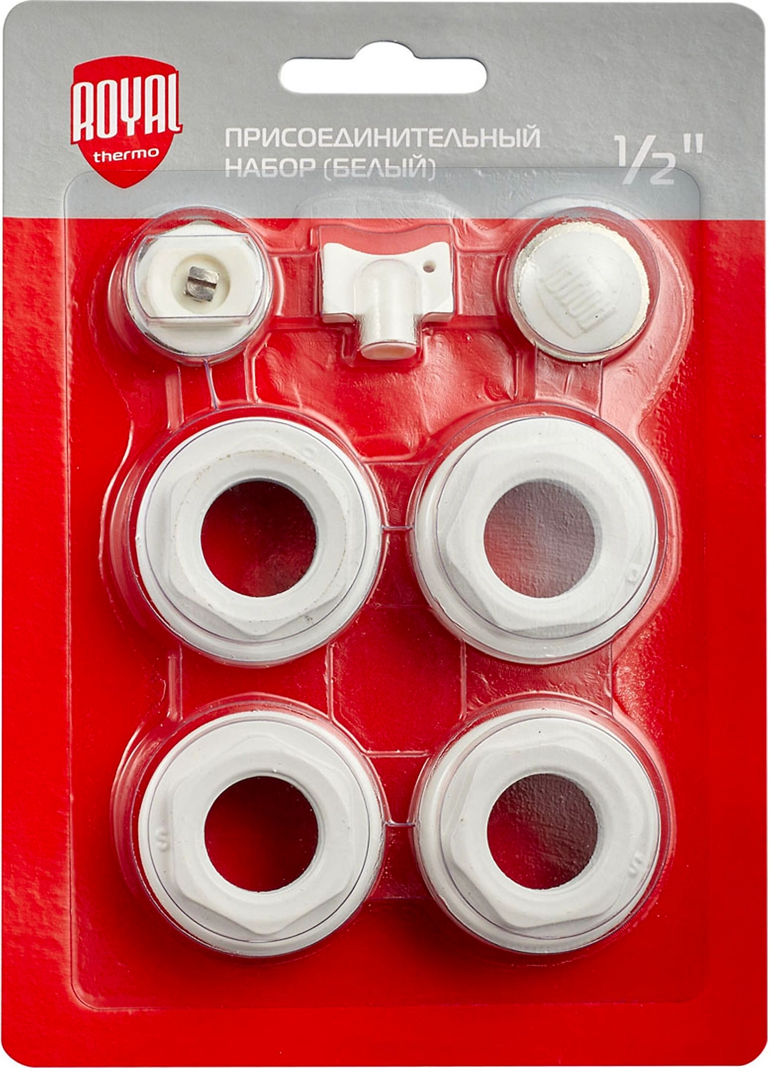 Присоединительный набор Royal Thermo 1/2 дюйма белый