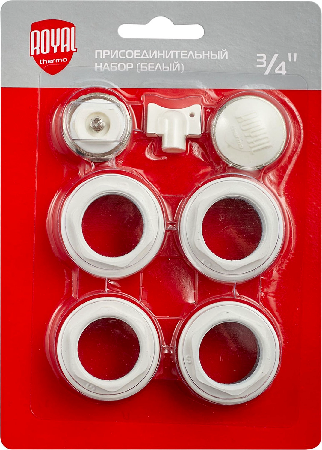 Присоединительный набор Royal Thermo 3/4 дюйма белый