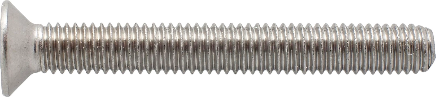Винт DIN 965 М5х80 потайная голова, нержавеющая сталь 2 шт
