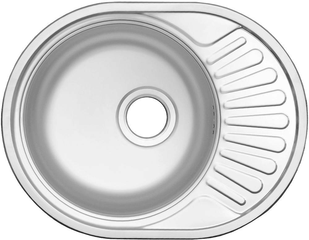 Мойка врезная GERMAN 58X45 0,6 (0,6) ВЫП. 1 1/2