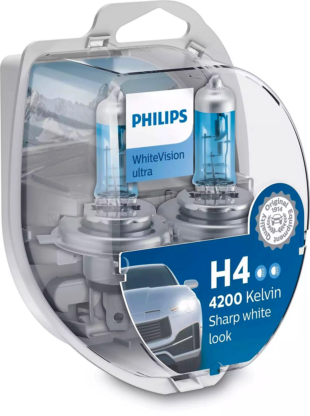 Лампа галогенная автомобильная Philips ULTRA H4 12В 60Вт 2 шт